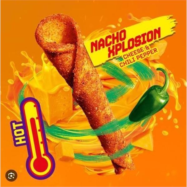 Takis Nacho Xplosion Rolled Tortilla Chips Snack Pack