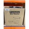 Image 2 : Foldable Mini Washer Compact Portable Laundry Solution