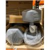 Image 1 : Set of 2 Hex Rubber Coated Dumbbells 20lb