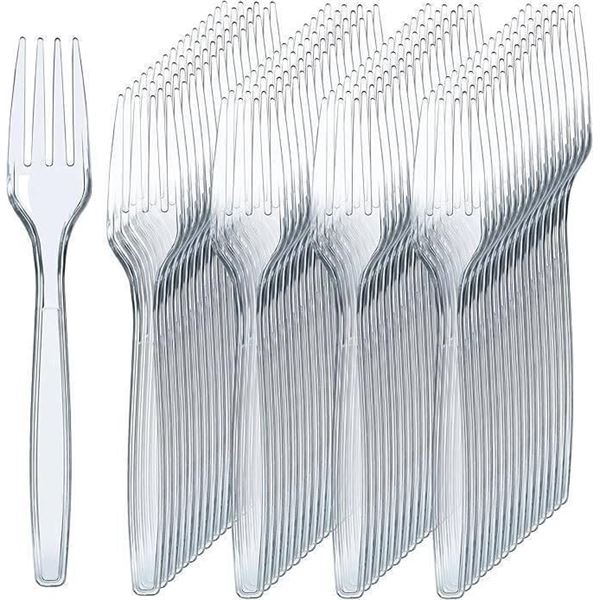 Prestee 300 Count Clear Plastic Forks