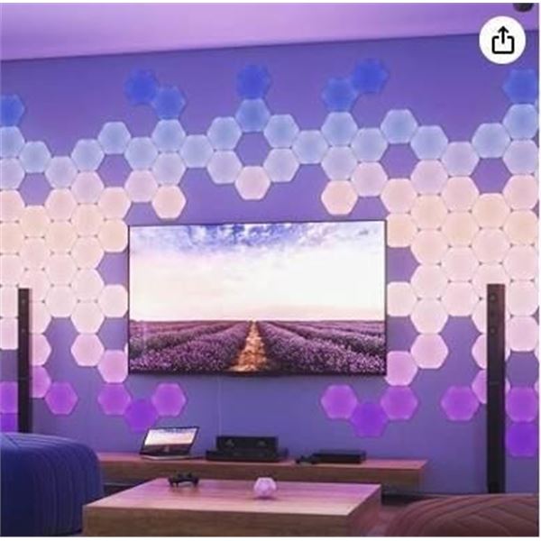 Nanoleaf Shapes Hexagons Expansion Pack with 3 Add-On Light Panels