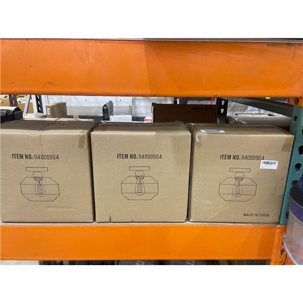 Ceiling Lighting Fixtures Lot of 3