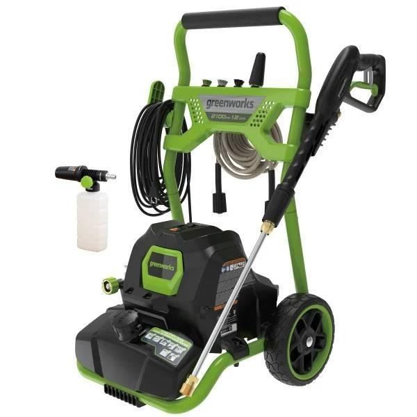 Greenworks 2100 PSI Electric Pressure Washer with Accessories