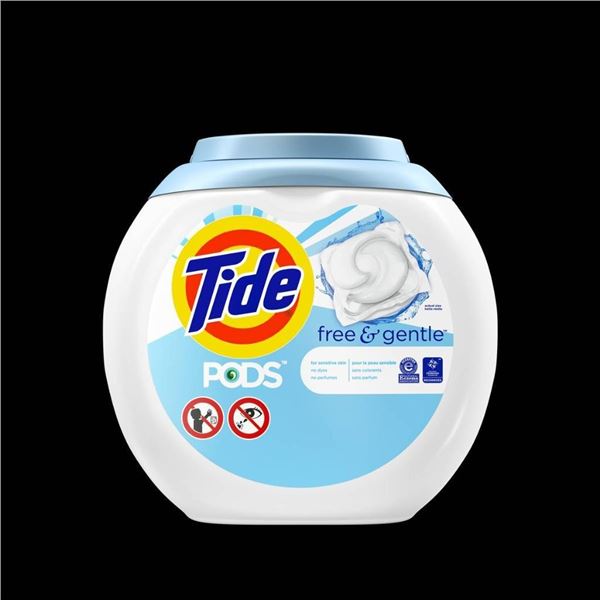 Tide Free and Gentle Pods, Laundry Detergent, 42 Count