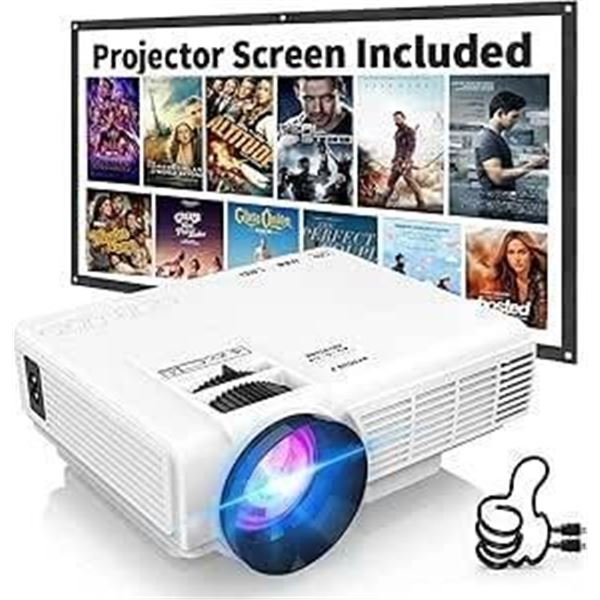 Multimedia Projector with HDMI, USB, and AV Input