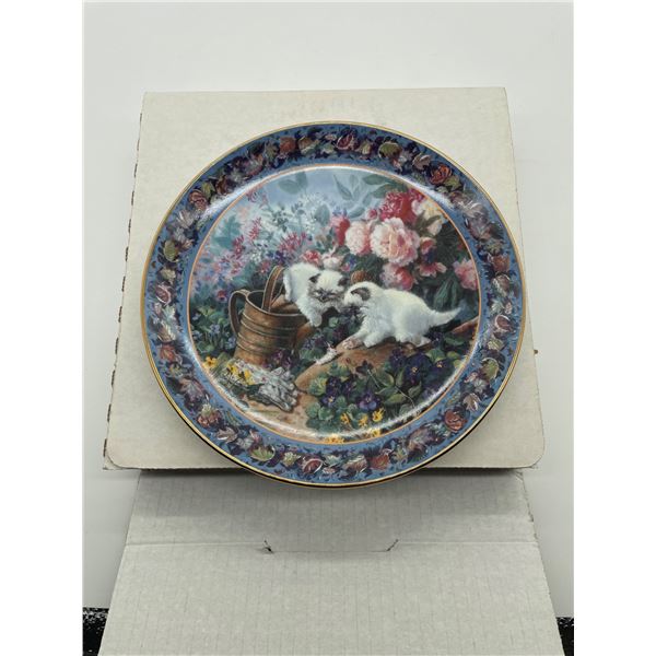 Bradford Exchange Decorative Plate – Playful Pair by Ann Hardenburgh