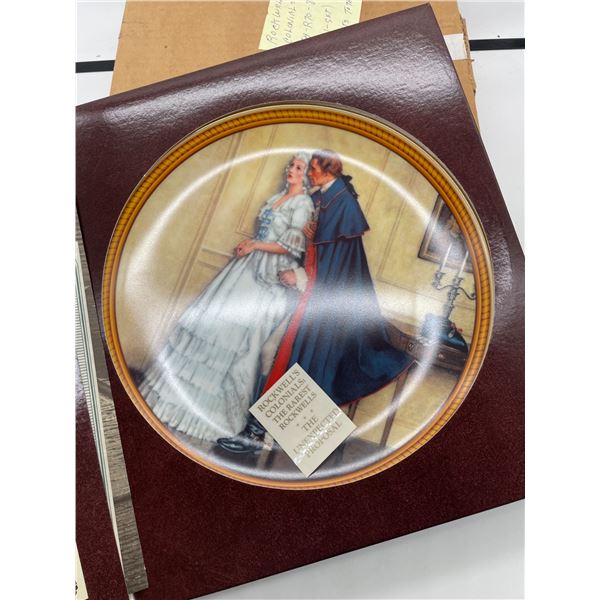 Edwin M Knowles Collector Plate ‘The Unexpected Proposal’