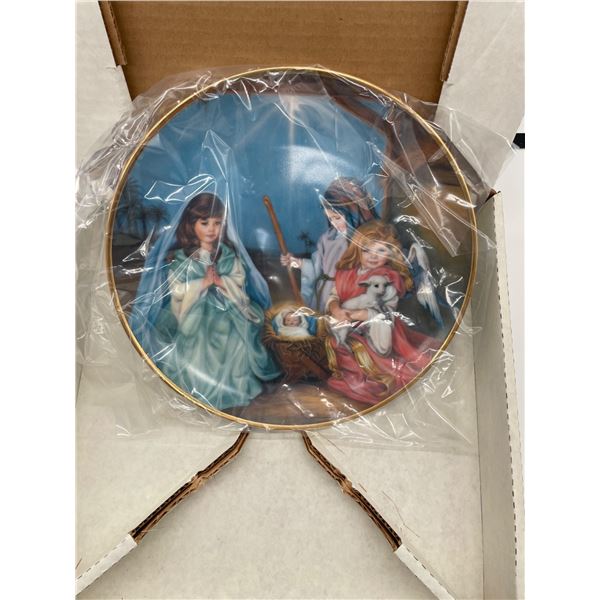 Reco Silent Night Limited Edition Plate With Certificate of Authenticity