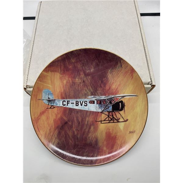 Fairchild CF-BVS Decorative Collector Plate with Certificate of Authenticity