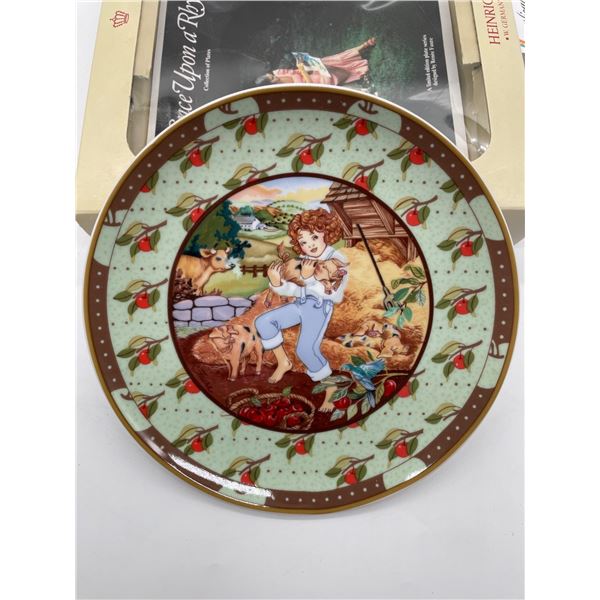 Heinrich Villeroy & Boch Plate ‘Tom, Tom the Piper’s Son’ by Rene Faure