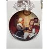 Image 1 : Certified Collector Plate ‘Grandma’s Love’ by Norman Rockwell