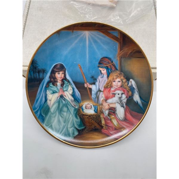 Silent Night Limited Edition Reco Plate with Certificate of Authenticity