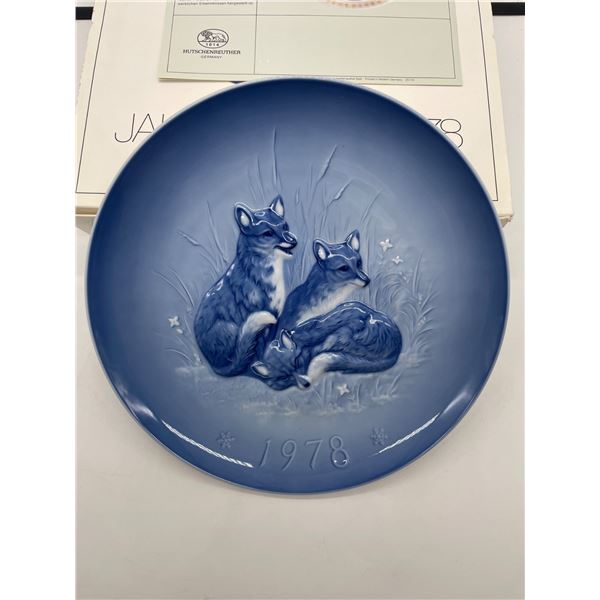 Bing & Grondahl Jahres Teller 1978 Collectible Plate