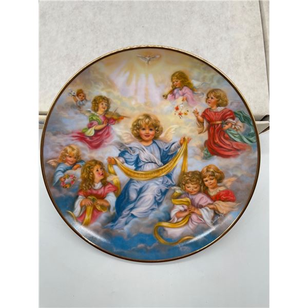 1987 Reco Hark the Herald Angels Sing Plate with Certificate of Authenticity