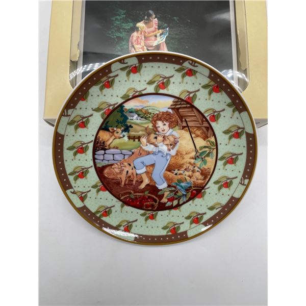 Tom, Tom the Piper’s Son Plate from Once Upon a Rhyme Plate Collection by Heinrich