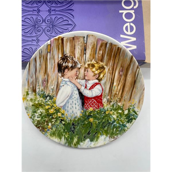Wedgwood Be My Friend Collector Plate, 1991, Mary Vickers Design