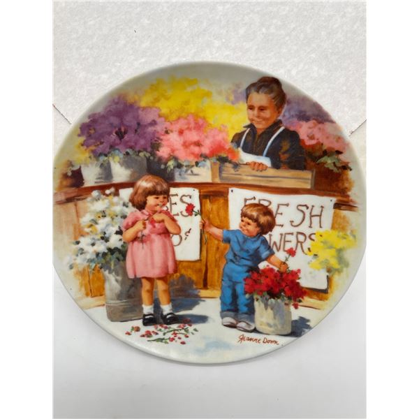 The Flower Arrangement Collector Plate With Certificate – #2433-C