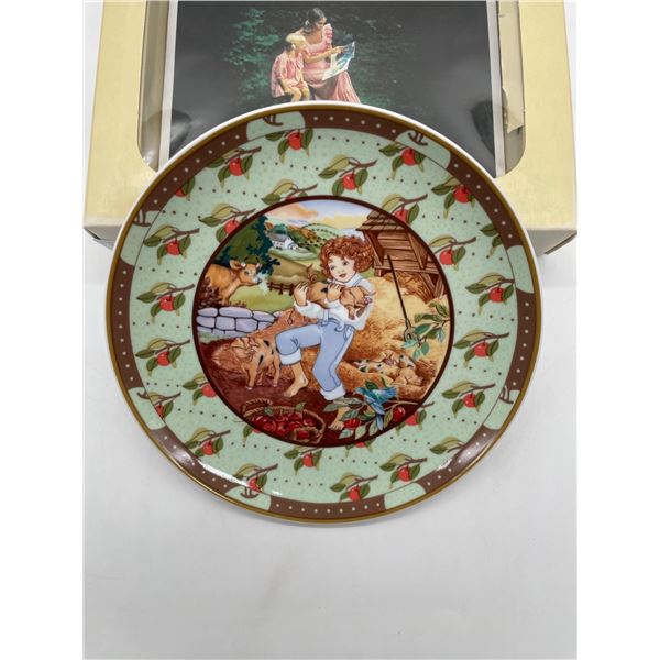 Heinrich Villeroy & Boch Plate: Tom, Tom the Piper’s Son, Once Upon a Rhyme