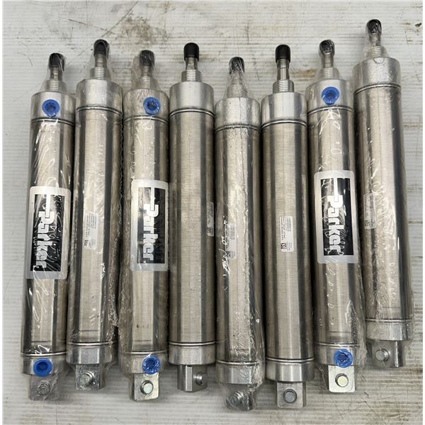 Lot of (8) Parker #Parker 1.50DPSRM06.00 Air Cylinders