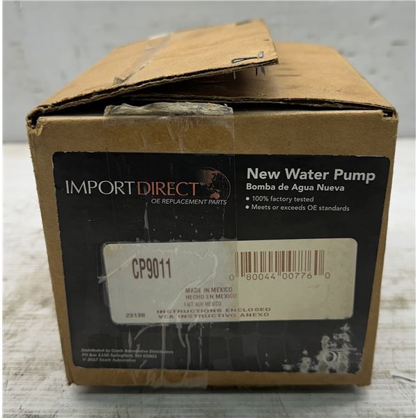 Import Direct #CP9011 Water Pump