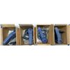 Image 1 : (4) Asah/America #1728015 1-1/2 Pool-Pro T-SP BFLY Lever Blue Handle
