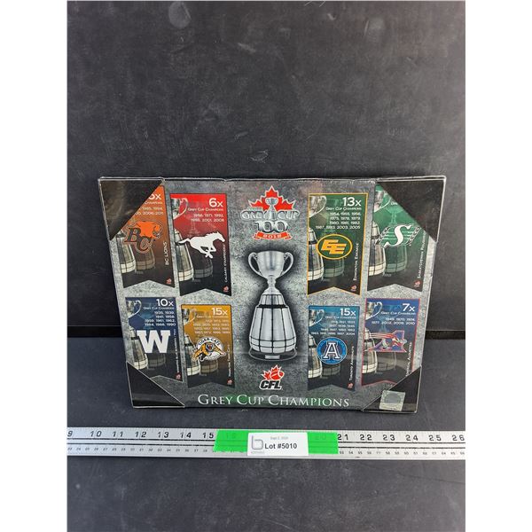 CFL Grey Cup Champions Wall Decor - New 13" x 11"