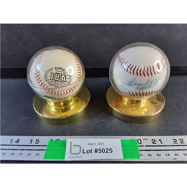 Vintage Autographed & Mizuno Baseballs - Authenticity Not Guaranteed