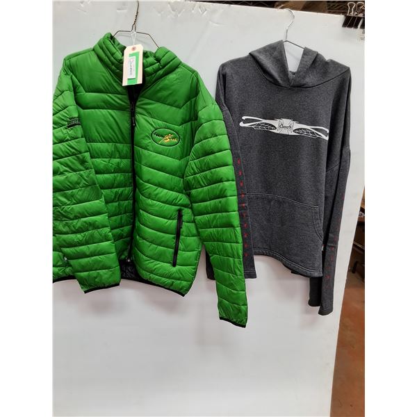 Team Sask Puffy Jacket & Choppers Hoodie- Size XL