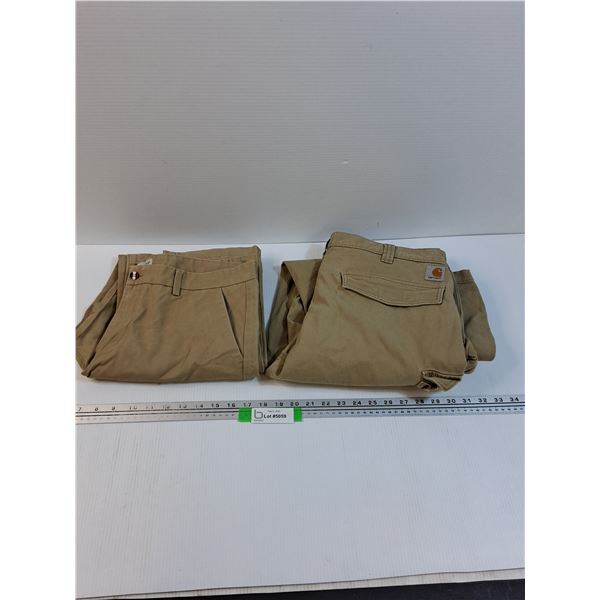 Carhartt Mens Cargo Pants - 38 x 32 & Moncler Pants - Size 34