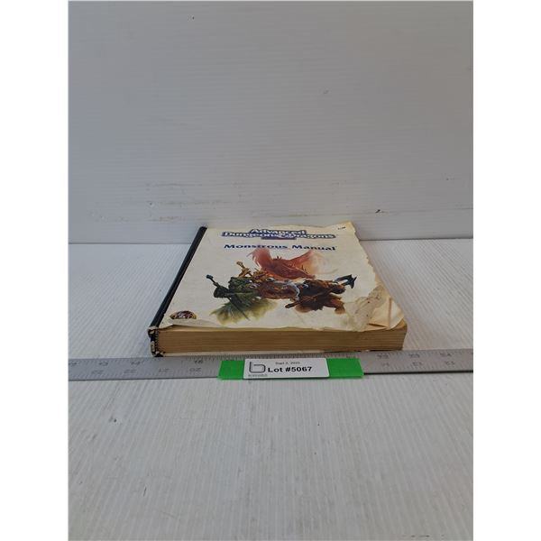 Advanced Dungeons & Dragons Monster Manual- 2nd Edition- Hardcover