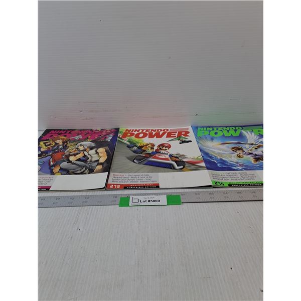 (3) Nintendo Power Magazines- Subscriber Edition