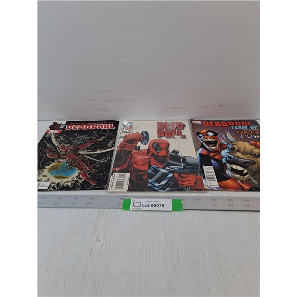 (3) Deadpool Comic Books