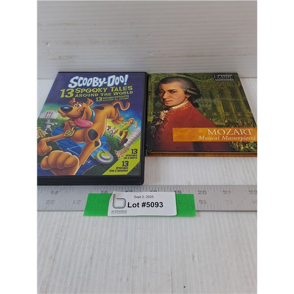 Scooby-Doo DVD & Mozart Musical Masterpiece CD