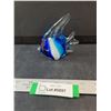 Image 1 : Blue Glass Fish Decoration