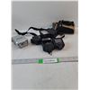 Image 1 : (4) Camera Flash Lights & Sony Handycam Camera- As Is