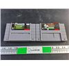 Image 1 : Super Nintendo True Golf, Major League Baseball Cartridges - Authenticity Not Guaranteed