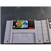 Image 2 : Super Nintendo Super Mario World Yoshis Island, Donkey Kong Country 3 Cartridges