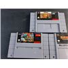 Image 2 : Super Nintendo Cartridges - Street Fighter 2, Clue, Pac Man 2 - Authenticity Not Guaranteed
