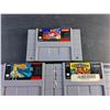 Image 2 : Super Nintendo Cartridges  - Star Fox, Aladdin, Super PinBall - Authenticity Not Guaranteed