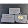 Image 3 : Super Nintendo Cartridges  - Star Fox, Aladdin, Super PinBall - Authenticity Not Guaranteed