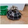 Image 4 : Stained Glass Ceiling Light Fixture - Needs Repair, Shopping Basket  -  PICK UP ONLY