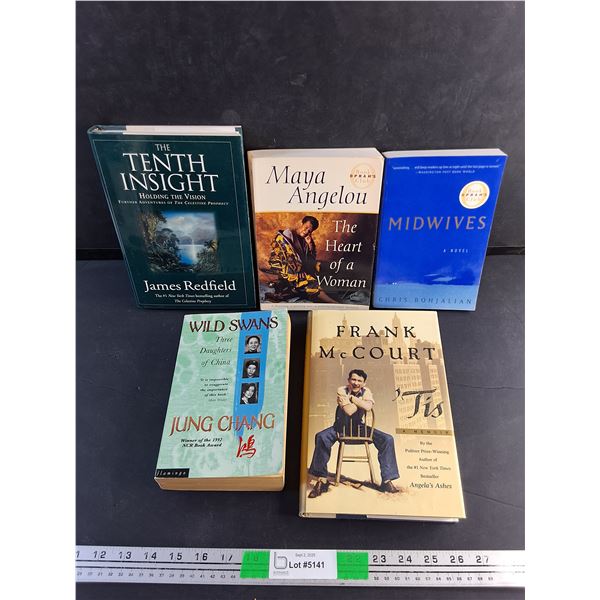 (5)  Books - Jung Chang, Frank McCourt, James Redfield