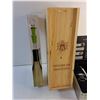 Image 2 : Trudeau Automatic Lever Corkscrew, Magnum Gran Reserva Wooden Box, Wine Chiller
