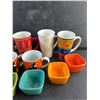 Image 3 : Ceramic Mugs, Small Bowls