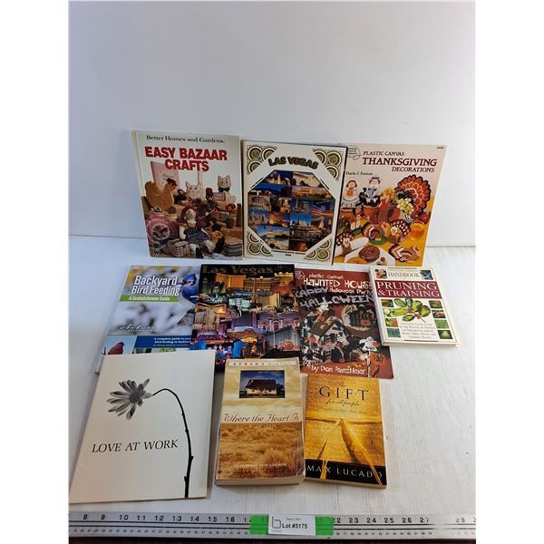 (10) Books - Easy Bazaar Crafts, Plastic Canvas, Pruning & Training