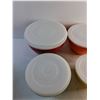 Image 2 : (4) Melamine Bowls with Lids