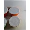 Image 3 : (4) Melamine Bowls with Lids
