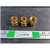 Image 1 : (3) Brass Plumbing Adapters