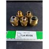 Image 1 : (5) Brass Plumbing Adapters