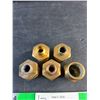 Image 2 : (5) Brass Plumbing Adapters